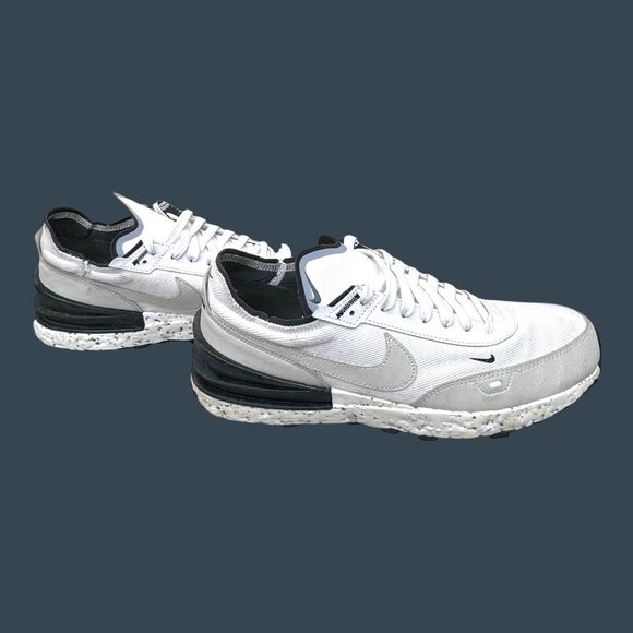 Nike Waffle One Crater NN Mens Size 12 Shoes White Grey Black Sneakers DH775-100 - Picture 15 of 16